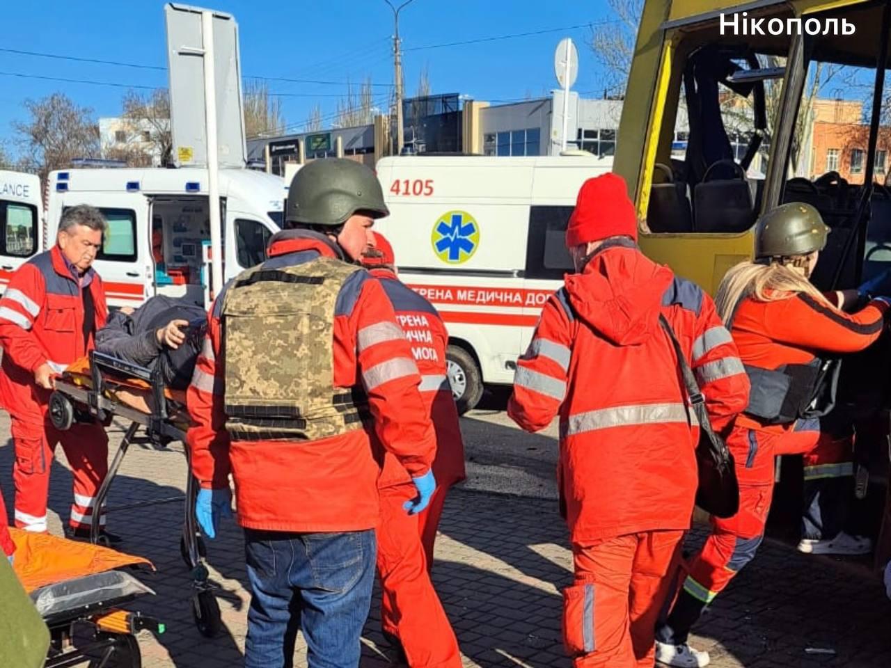 Russia strikes civilian bus in Ukraine's Nikopol, multiple killed and injured reported